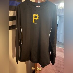 Pittsburgh Pirates Majestic Black and Yellow Therma Base Apparel